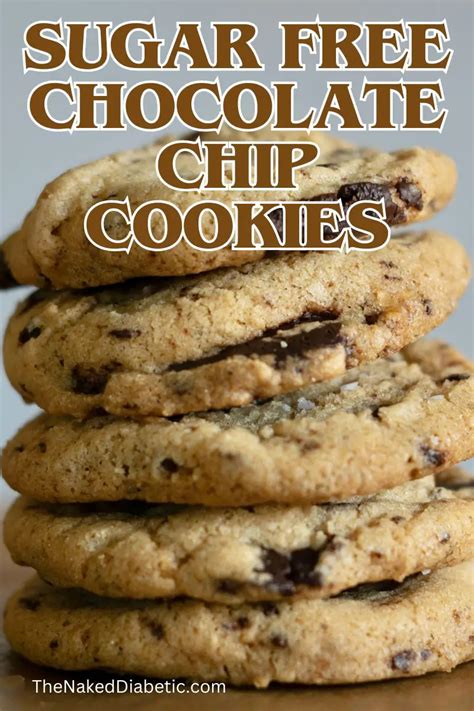 Easy Sugar Free Chocolate Chip Cookie Recipe (diabetic-friendly) - The ...