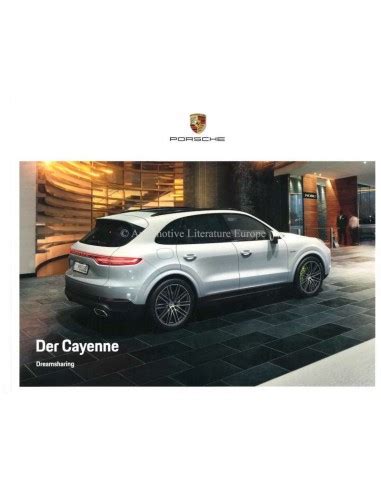 2019 PORSCHE CAYENNE HARDBACK BROCHURE GERMAN