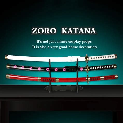 Espada Do Zoro De Brinquedo - Roronoa-Zoro-De-Madeira-Katana-Espada-Espadas-de-Brinquedo-Anime-Cos ...