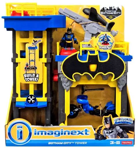 Fisher Price Dc Super Friends Imaginext Gotham City Tower Playset