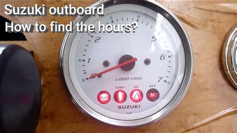 Suzuki Outboard Motor Multi Function Gauge