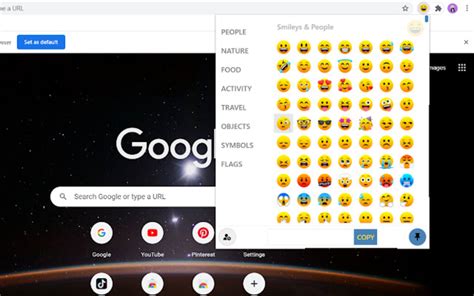 Emoji Keyboard Google Chrome