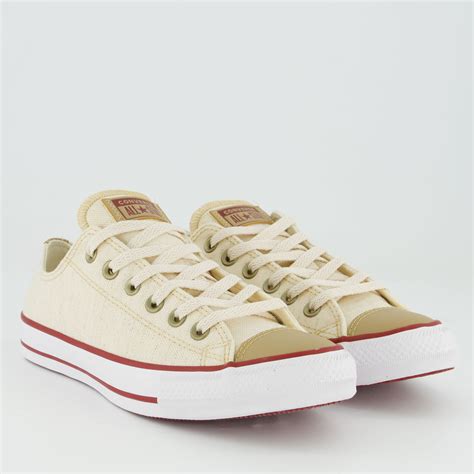 Tenis All Star Bege - Tênis Converse All Star Chuck Taylor Bege - FutFanatics