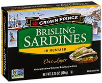 Brisling Sardines with 2g Omega-3 | Crown Prince Inc.