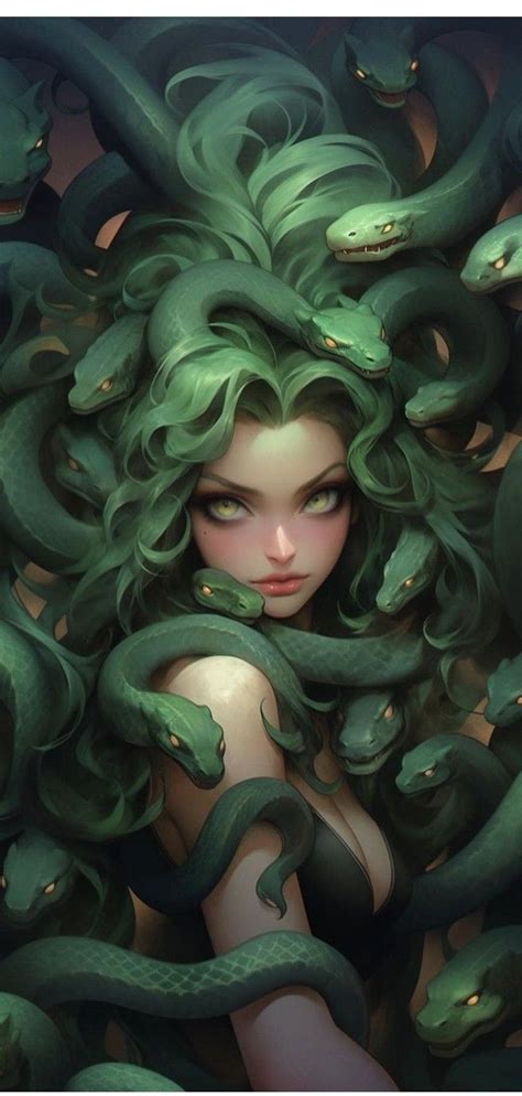 Ghim C A Anja Bruns Tr N Greek Goddess Scorpio Medusa