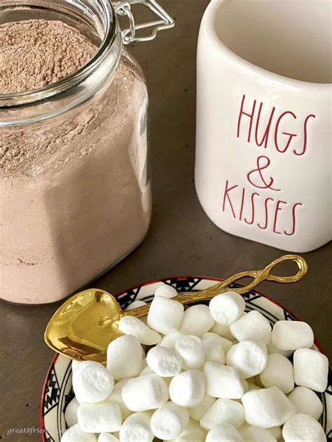 Homemade Powdered Hot Cocoa Mix Great Eight Friends