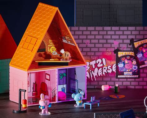 Bt21 5th Anniversary Mini House Figure Set Line Friendsus