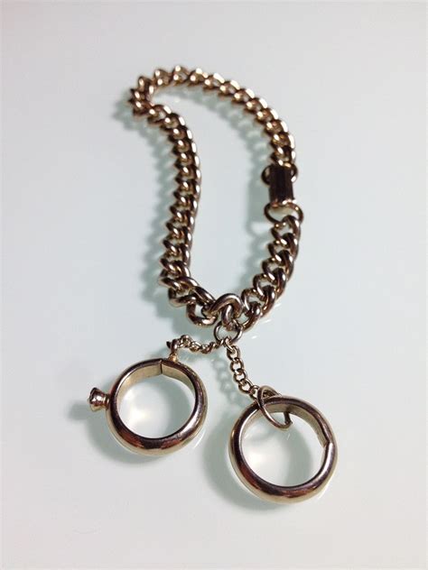 Винтажный чарм-браслет c обручальными колечками - BublikBazaar