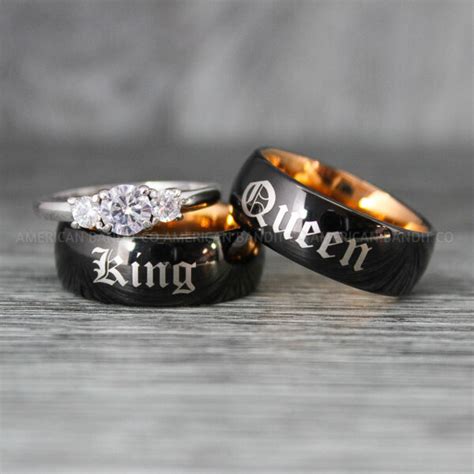 King And Queen Rings Her King His Queen Rings King And Queen Rings