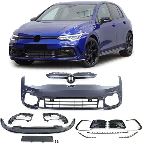 PARE CHOCS AVANT COMPLET LOOK R LINE POUR VW GOLF 8 20 22 LOOK R