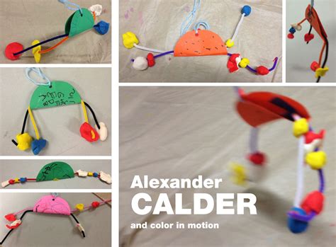 Calder And Mobiles Alexander Calder Kindergarten Art Projects Calder