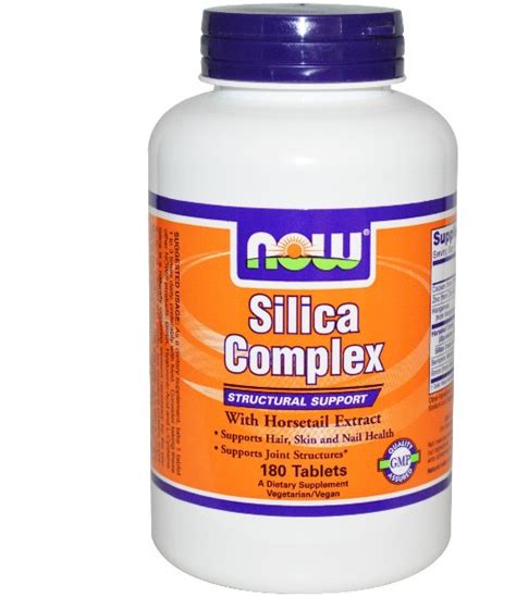 Comprar Now Foods, Silica Complex, 180 Tablets - Silica