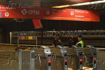 Folhapress Fotos Metr Cptm E Sabesp Amanhecem Em Greve Nesta