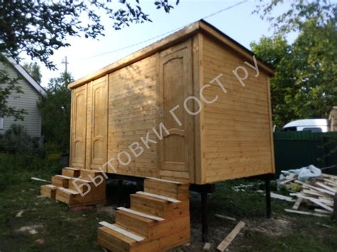 Бытовка дачная двухкомнатная с туалетом и душем