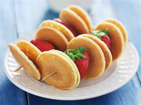 Brochetas De Mini Hot Cakes