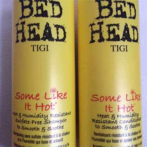 Tigi S Bed Head Some Like It Hot Heat Humidity Free Shampoo Conditioner Combo To Smooth