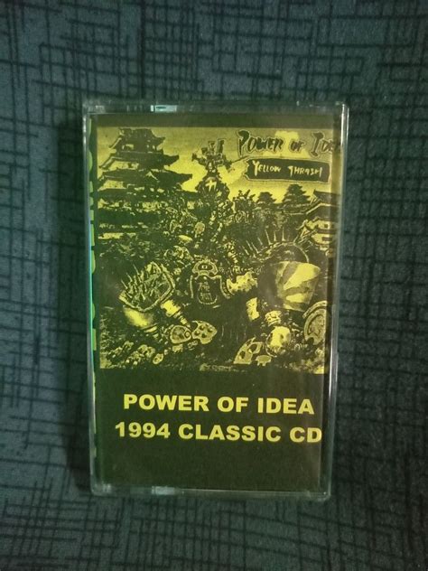 Power Of Idea Cassette Tape Kaset Cd Vinyl Piring Hitam Hobbies