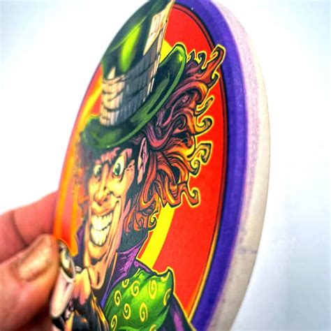 Mad Hatter Coaster Disc Golf Marker Flyland Designs Freelance