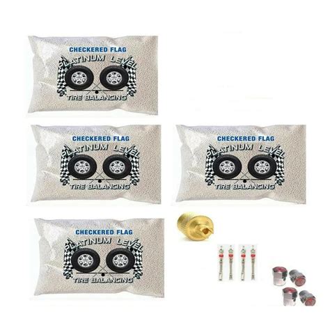 Oz Bags Checkered Flag Tire Balance Beads Checkered Flag Tire