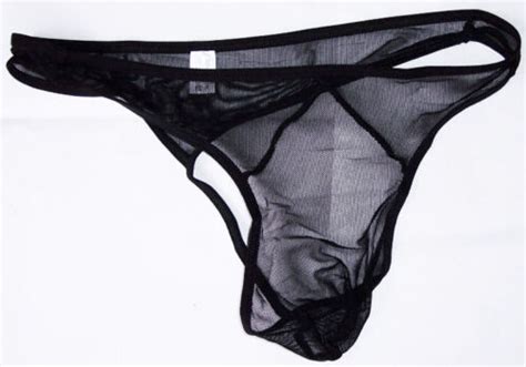 N3012 HOT SEXY MEN T BACK THONG MESH NET SEMI C THRU EBay