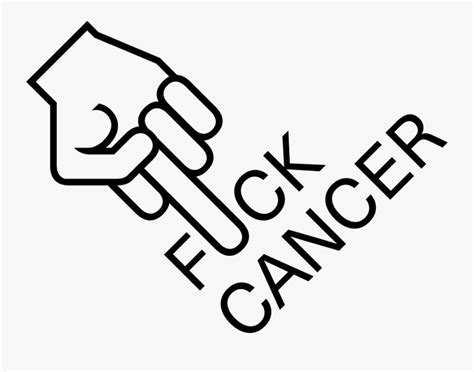 Fuck Cancer Logo Transparent Free Transparent Clipart ClipartKey