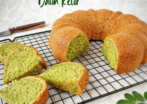 resep roti bolu daun kelor kelezatan sehat   kamu coba