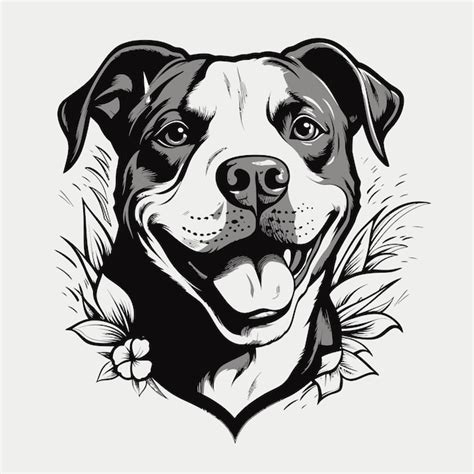 Cão De Caça Vetor Premium