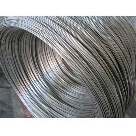 Silver Stainless Steel Wire For Industrial Thickness Upto Mm At Rs