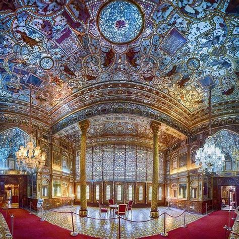 The Beautiful Art Of The Iranian Mirror Work Golestan Palace Tehran