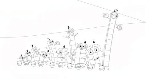 Numberblocks Para Imprimir E Montar - 12 Desenhos de Numberblocks para colorir e imprimir