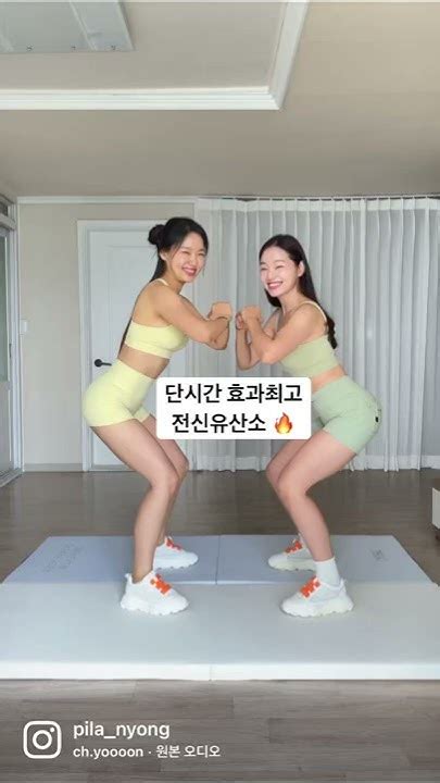 살 빠지는 15초 챌린지 가능🔥 다이어트 유산소운동 흥둥이 흥둥이홈트 Shorts Youtube