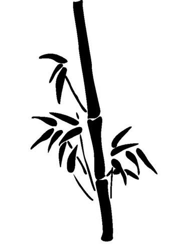 Трафарет Бамбук