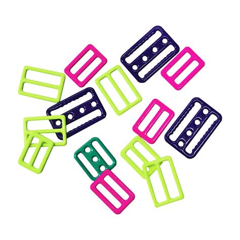 Wholesale Lingerie Adjustment Strap Hardware Colored Bra Ring Slider Clips Clasp Hooks Bra