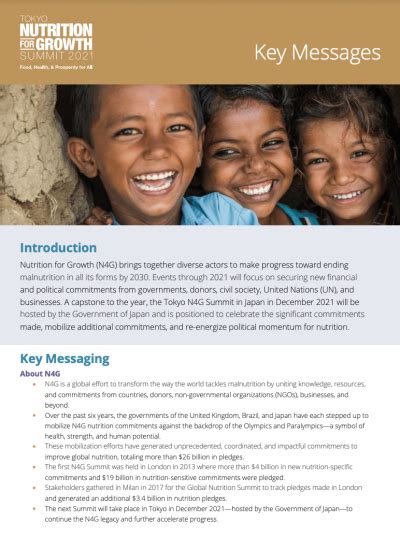 Nutrition for Growth Summit - Micronutrient Forum