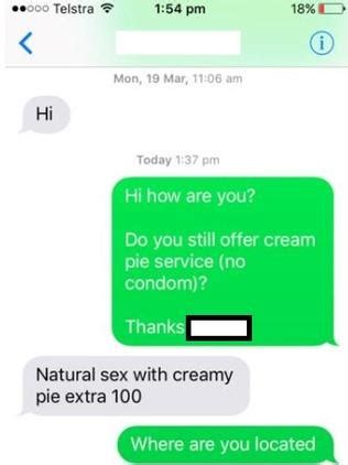 Sex Workers In Melbourne Mum Finds Texts On Sons Phone News Au Australias Leading