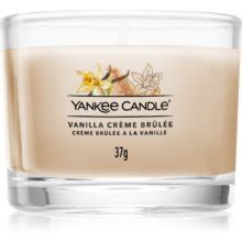 Yankee Candle Vanilla Creme Brulee Velas Votivas Glass Notino Pt