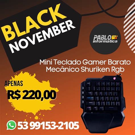 Teclado Gamer Mecanico Shuriken Gateron Blue Shopee Brasil