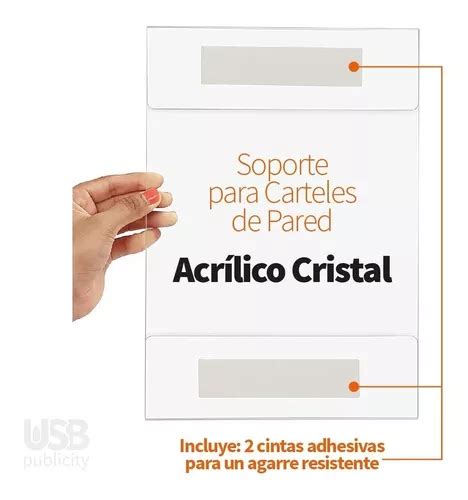 Habladores Exhibidores En Acr Lico Original Cuarto De Carta Cuotas