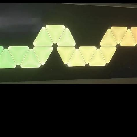 Triangular Quantum Wall Lamp Smart RGB And Inspired In 2024 Wall