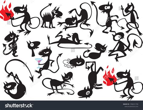 Lucy Vector Character Demon Serial Disenchantment เวกเตอร์สต็อก ปลอด