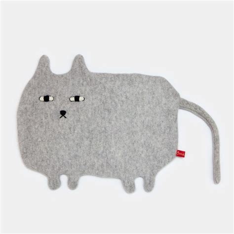 Ernest Cat Lambswool Hot Water Bottle And Cover Made To Order Etsy Hot Water Bottle Cover