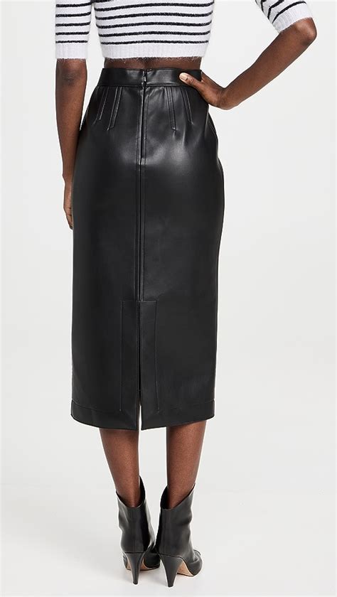 Philosophy Di Lorenzo Serafini Faux Leather Midi Skirt Shopbop