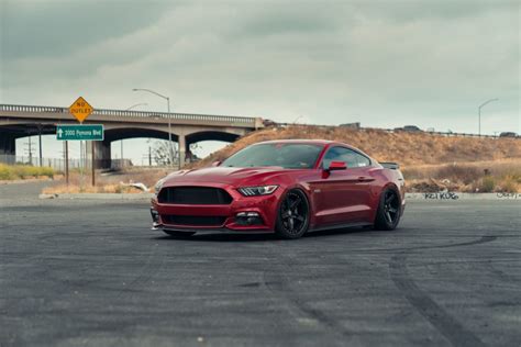 Ford Mustang S550 Burgundy Vip Modular Ff550 Wheel Wheel Front