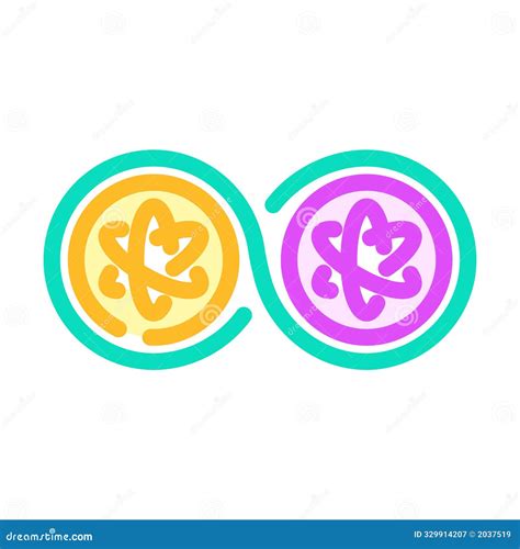 Quantum Entanglement Unsolved Mystery Color Icon Vector Illustration