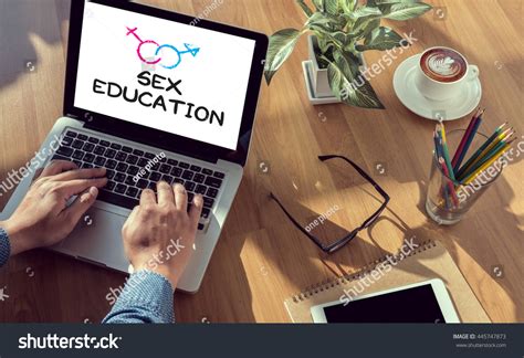 Sex Education Man Hand On Table Stock Photo Shutterstock