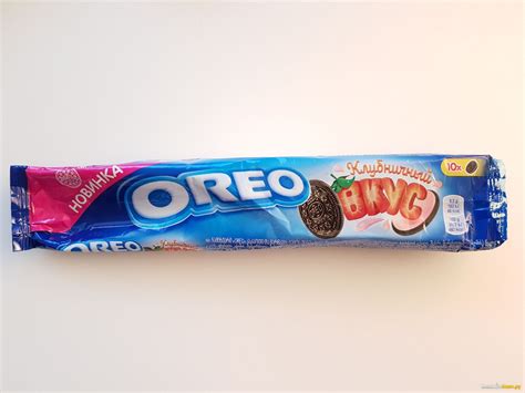 Отзыв про Печенье Oreo Клубничный вкус: "Химозной клубникой пахнет на ...