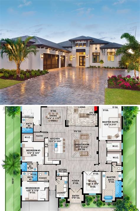 Modern House Floor Plans Single Story