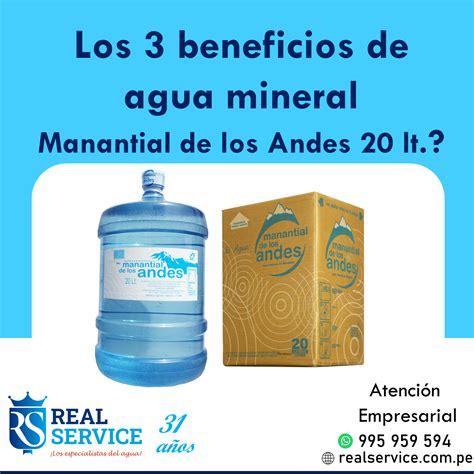 Los 3 Principales Beneficios Del Bidon De Agua Mineral Manantial De Los