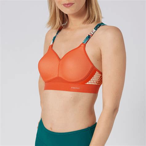 Soutien Gorge De Sport Triaction Hybrid Lite Rouge Orangé Veepee