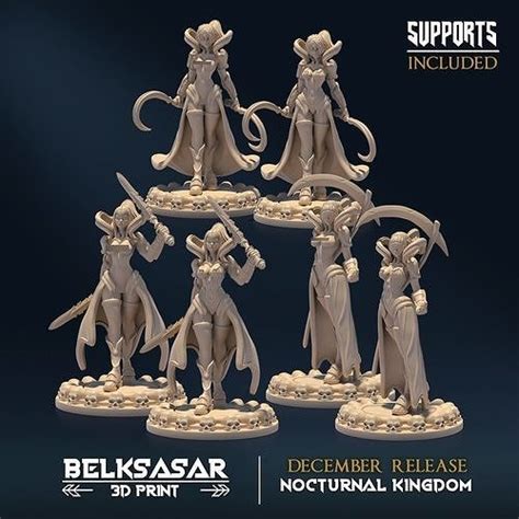 Nocturnal Keeper Nude And Normal Set X D Model D Printable Cgtrader